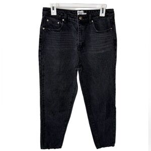 Princess Polly dark grey / black denim jeans size US 8